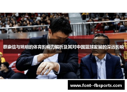 蔡崇信与姚明的体育影响力解析及其对中国篮球发展的深远影响 蔡崇信与姚明的体育影响力解析及其对中国篮球发展的深远影响